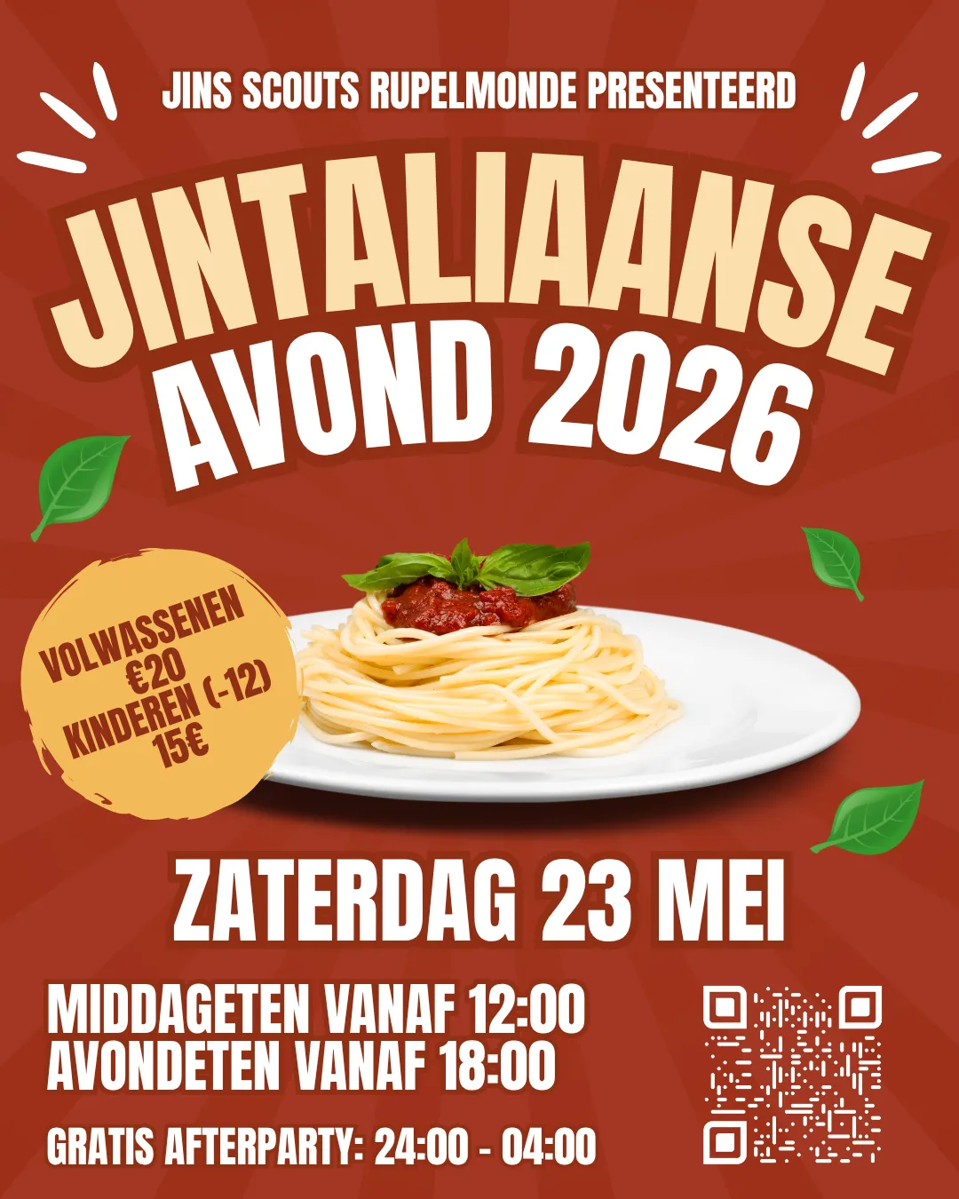 Affiche Jintaliaanse avond