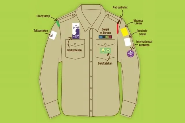 Scoutsdas voorbeeld